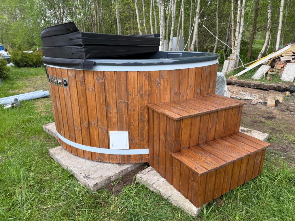 Ciubăr Nordic Duo Ø200 cu hidromasaj și aeromasaj