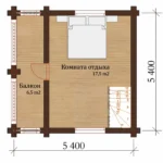 lesstroy sauna 140 plan 2