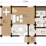 Plan parter saună LS-S144