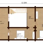 lesstroy sauna 144 plan 2