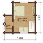 lesstroy sauna 145 plan 2