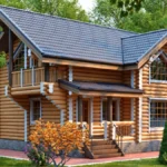 Saună din bușteni LS-S147 – vedere principală
