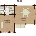 Plan saună LS-S164
